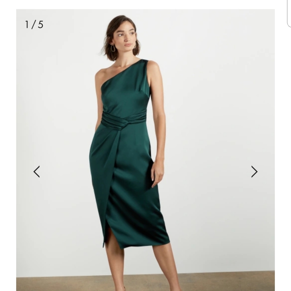 Ted Baker London ZAARAA one shoulder midi dress